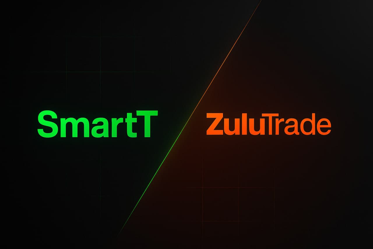 SmartT vs ZuluTrade 2025 | AI Copy Trading vs Traditional Social Trading Platforms
