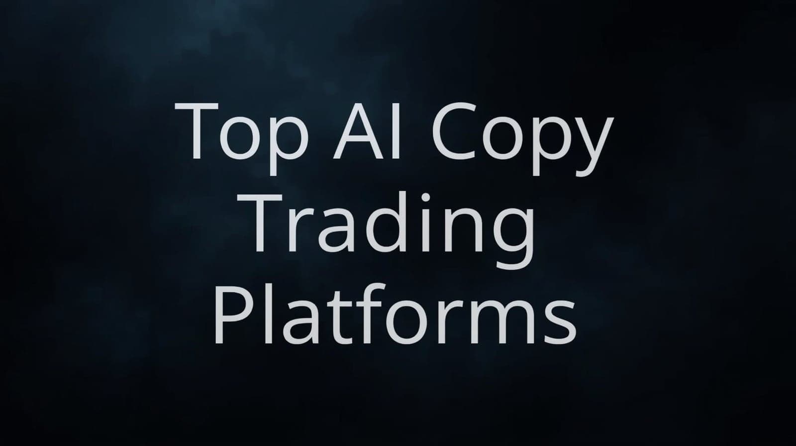 AI Copy Trading Platforms Traders Are Rushing to in 2026 - Top Picks Revealed